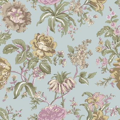 Galerie Wallcoverings Blooming Garden Collection Oriental Garden Sheen Finish Vinyl on Non-woven Wallpaper Roll