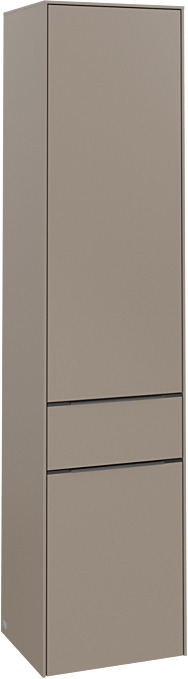 Villeroy und Boch Subway 3.0 Hochschrank C59102VM 40x171x36,2cm, Schanier rechts/Griff monochrom, taupe