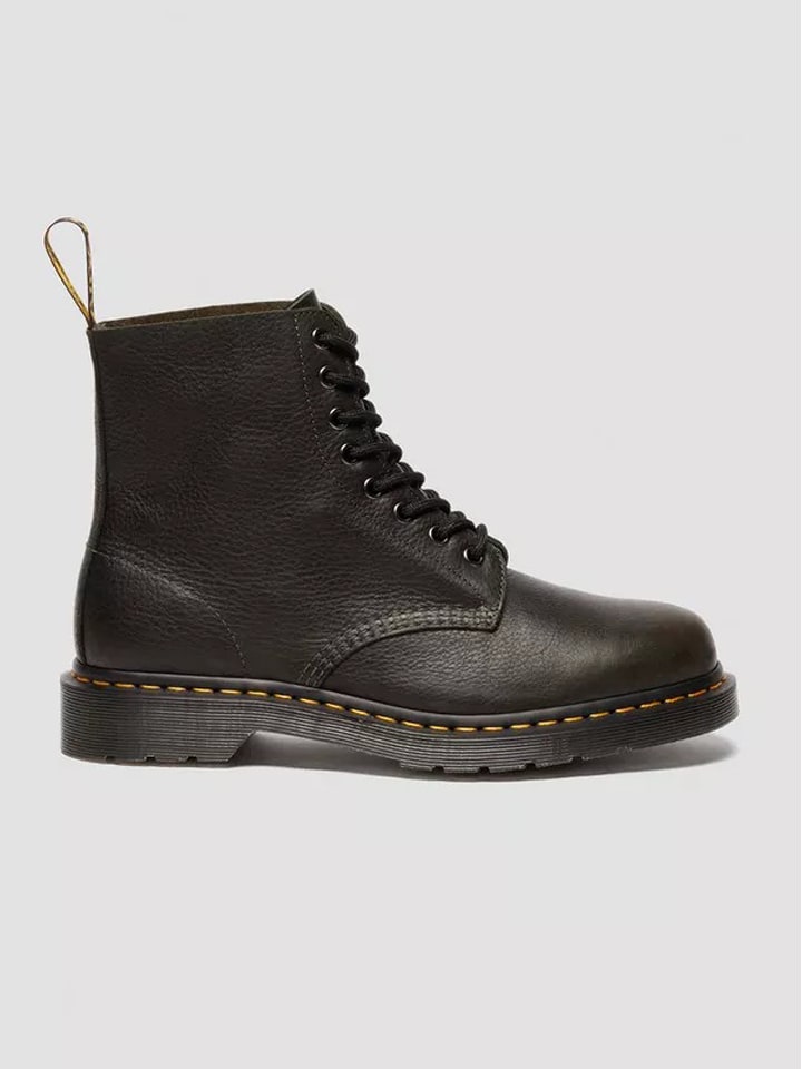 Dr. Martens Leder-Boots "1460 Pascal" in Dunkelgrün - 38