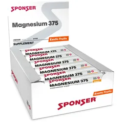 Sponser Unisex Magnesium 375 Exotic (30 x 25ml)
