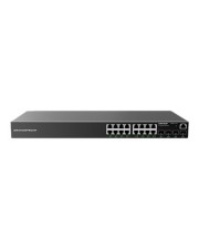 Grandstream Networks Grandstream switch L2+ 16 porte PoE 240W+ 4 sfp. Utilizzabile con il controller GWN (GWN7802P)
