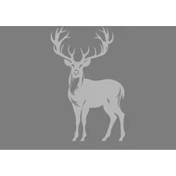 Duschtuch HIRSCH (BL 70x140 cm) - grau - BL 70x140 cm