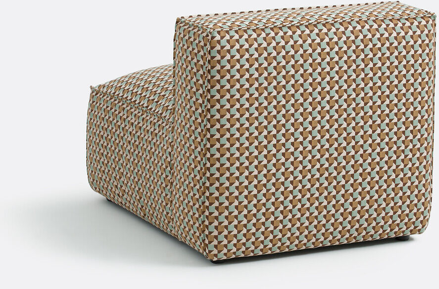 LA REDOUTE INTERIEURS Elément chauffeuse pour canapé modulable, en jacquard Origami, SEVEN