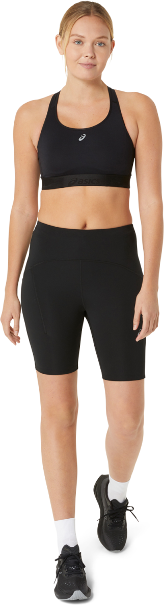 asics Road Compression Sport-BH Damen Performance Black Gr. M