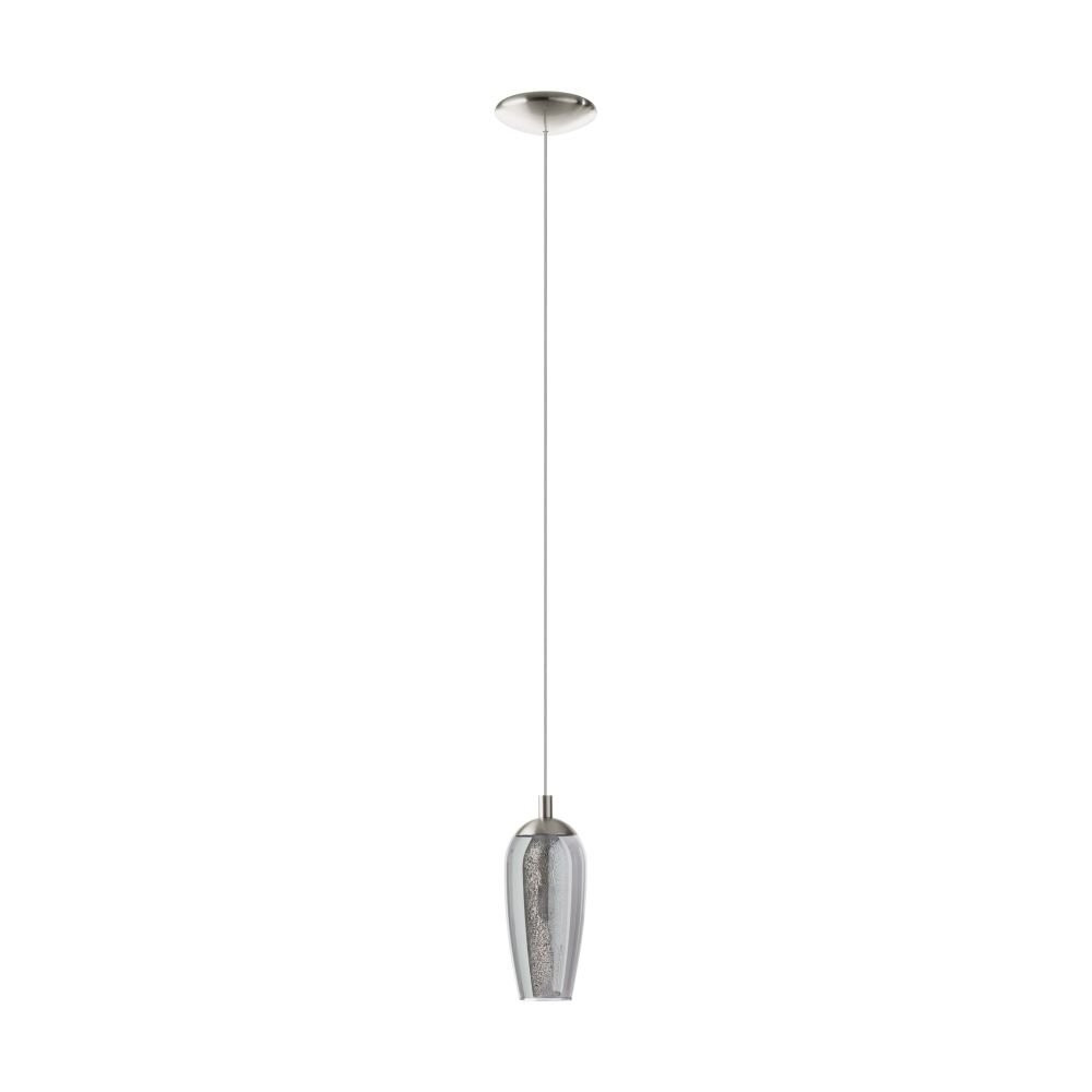 Eglo Farsala Flexibele Hanglamp Zwart Nikkel Glas Binnen