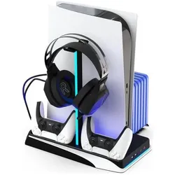 IMP DLX+ LED Multifunktions-LED-Ladesäule (PS5), Weiss