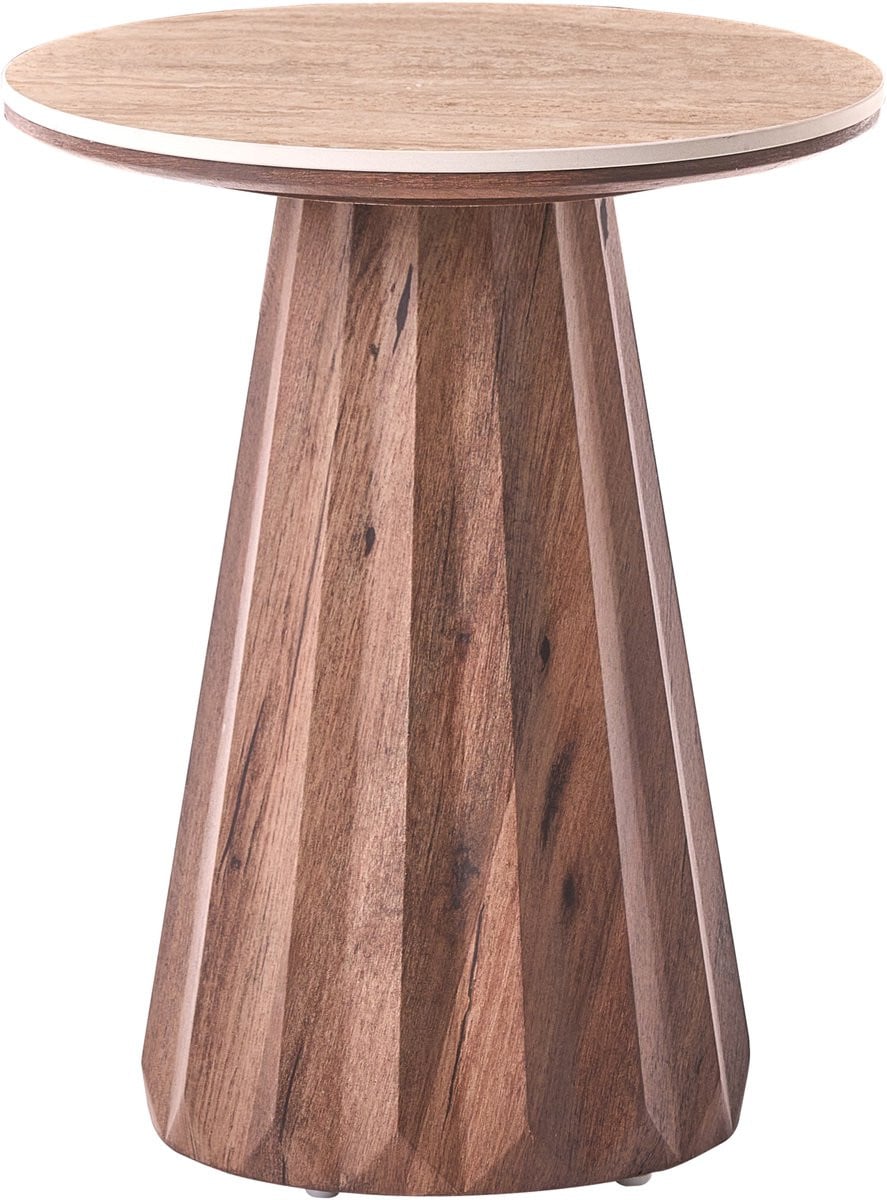 Beliani Sabrina Bijzettafel - Lichtbruin - MDF