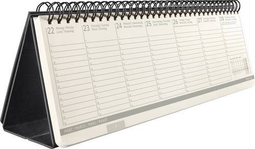Sigel C2780 Tischkalender Conceptum 2027 Hardcover large Schwarz 132 Seiten 1St.
