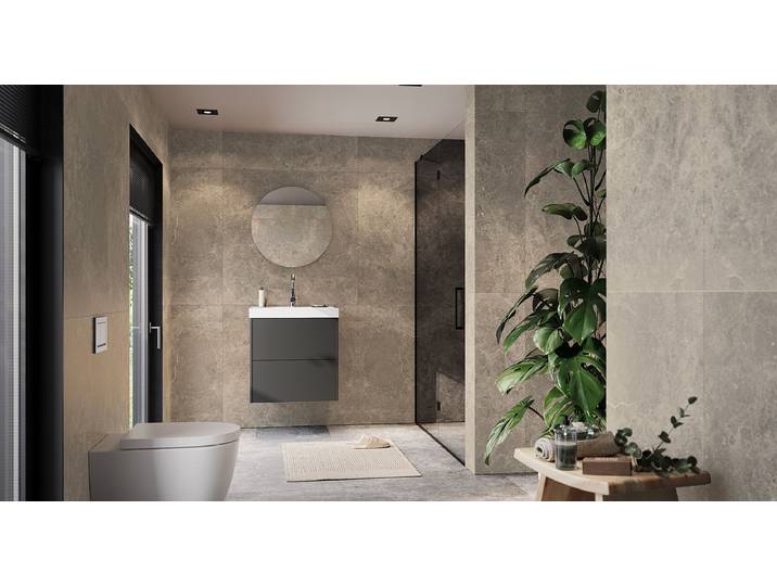 Meuble vasque Bodera 61 x 65cm Gris/Graphite