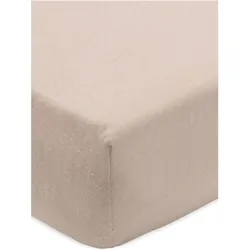 Jollein, Fixleintuch Babybett, Fix-Leintuch Jersey 2er, 60 x 120 cm, Wild Rose/Biscuit (120 x 60 cm)