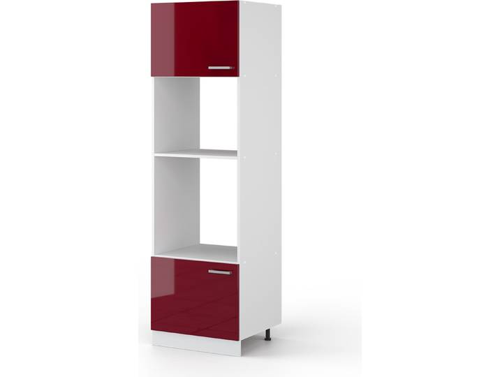 Armoire micro-ondes Vicco R-Line Rouge brillant 60cm\, Model 30492
