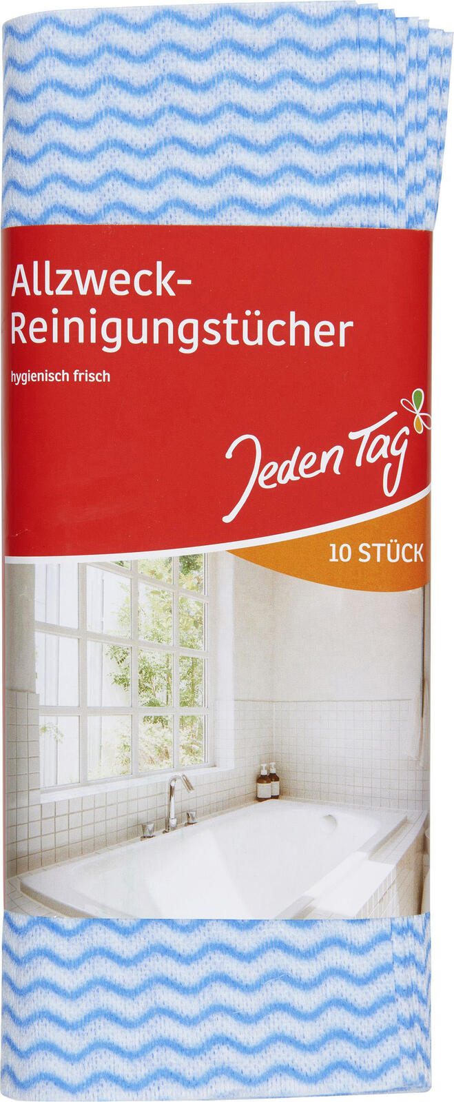 Jeden Tag hygienisch frisch Allzweck-Reinigungstücher Viskose 146153