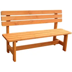 Kiehn-Holz Holz-Bank Summer honigbraun