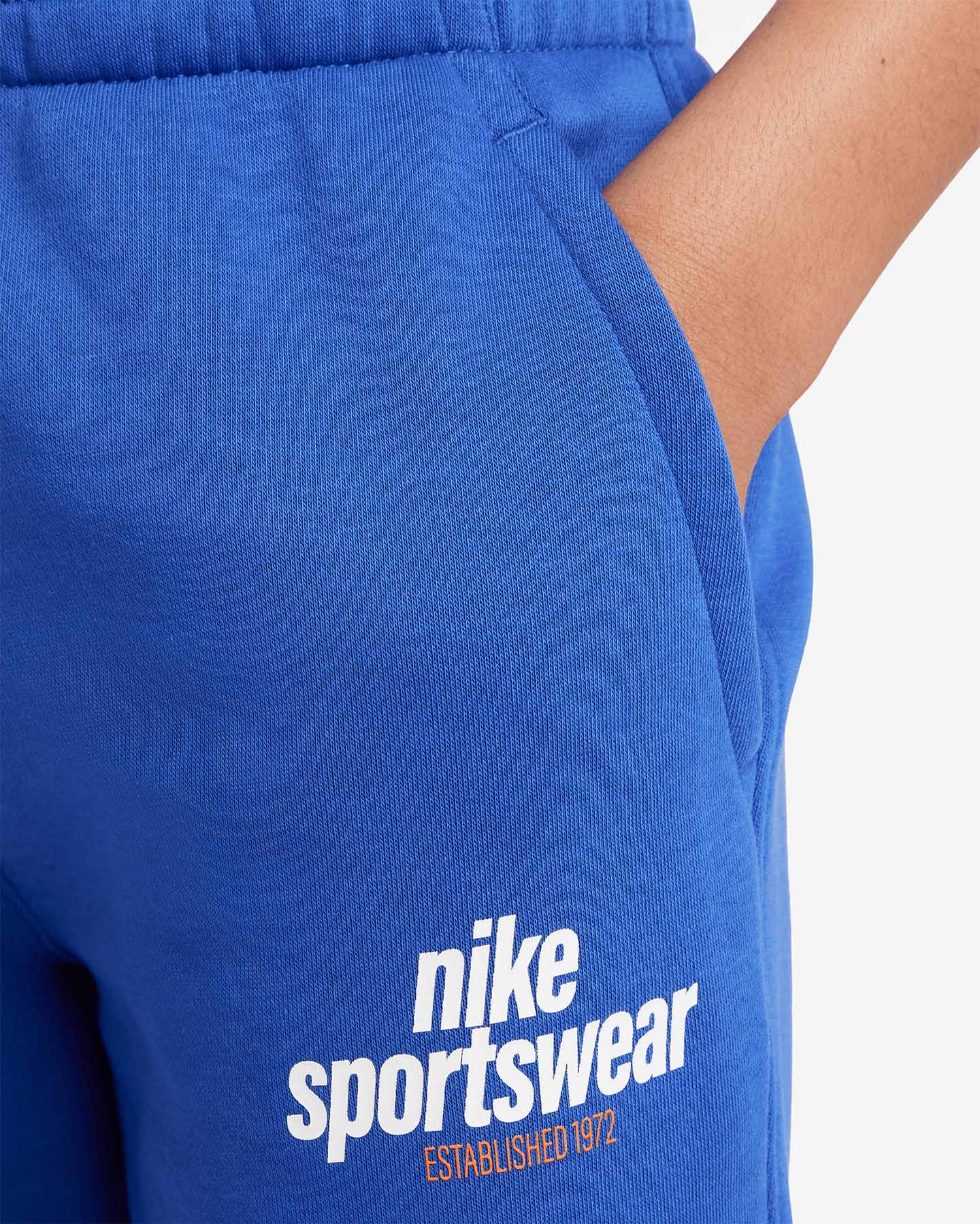 Nike Eighties Jr - Pantalone - Blu Royal 10-12ANNI