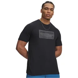UNDER ARMOUR Box Wordmark Label T-Shirt Herren 001 - black/castlerock L