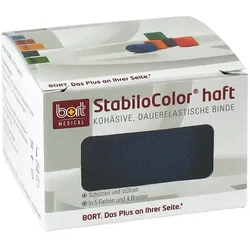 BORT StabiloColor haft Binde 4 cm blau