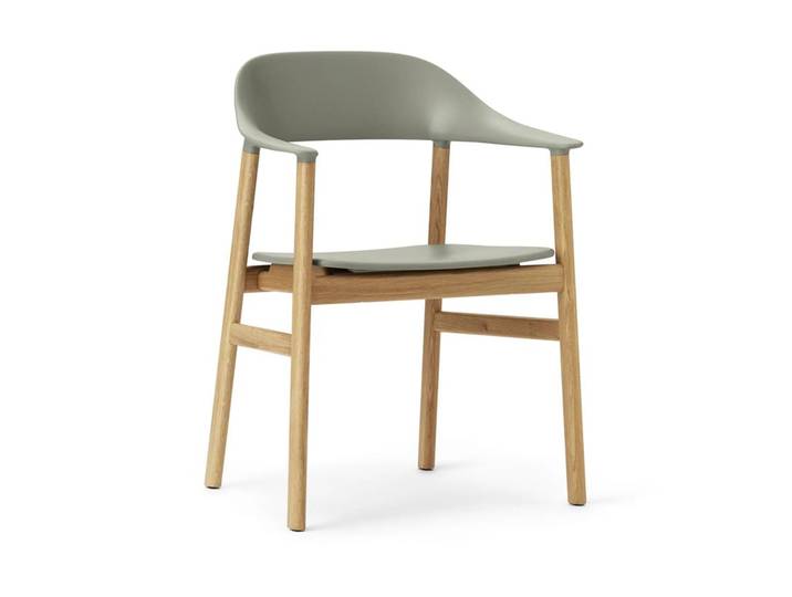 Normann Copenhagen Herit Stuhl Eiche Dusty Green