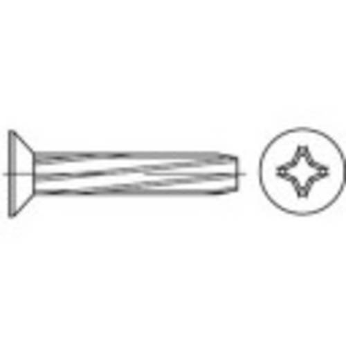TOOLCRAFT 141803 Schneidschrauben M6 12mm Kreuzschlitz Phillips DIN 7516 Stahl galvanisch verzinkt 1000St.