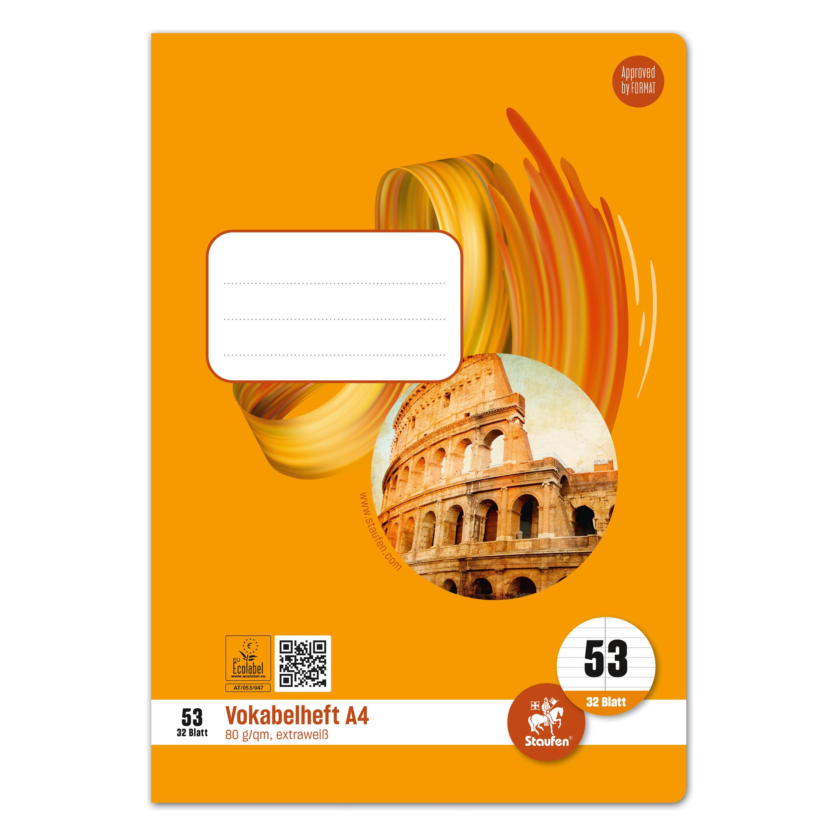 Ursus Vokabelheft (A4, Liniert, Weicher Einband) (40432053)