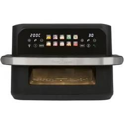 Proficook Heissluft-Fritteuse, Fritteuse, Silber, Schwarz