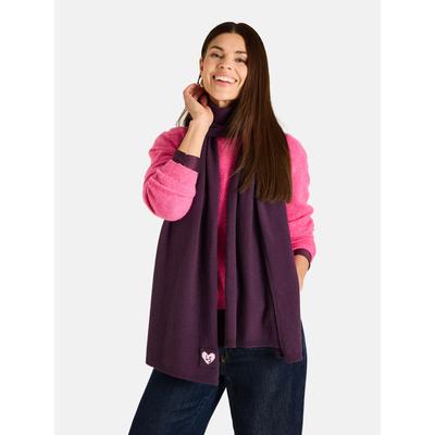 Schal LIEBLINGSSTÜCK "MadiL", Damen, Gr. onesize, lila (394, fig), Wolle, Modetücher Schal, aus 100% Wolle