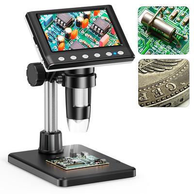 Coin Microscope Video Microscope For Adult Soldering Compact, High Resolution, And User Friendly b