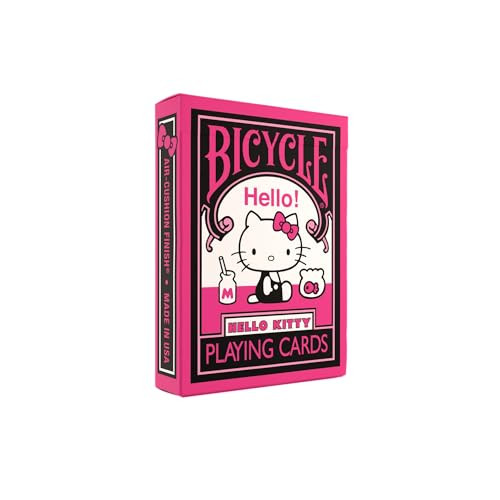 Bicycle Hello Kitty Speelkaarten - Zwart & Roze