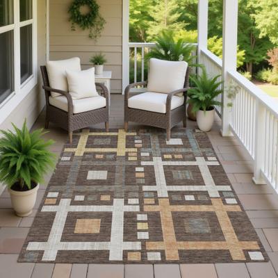 Addison Rugs Machine Washable Indoor/ Outdoor Geo Gila Chantille Rug