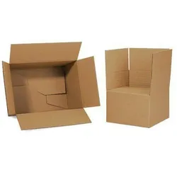 Transpak, Versandkarton + Versandbox, Automatikkarton 1-wellig Masse 215x150x100-140mm Qualität 1.20 braun Fefco 0711 (20 Stk., 21.50 x 15 x 14 cm)