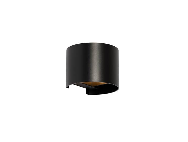 Applique murale moderne ronde noire - Edwin