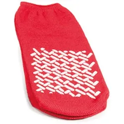 Medi-Inn Anti-Rutsch-Socken, 2-seitig beschichtet, 100% Polyester 10 Paar / S rot (Kinder)
