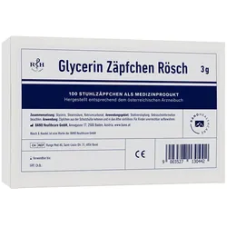 Glycerin Zäpfchen Rösch 3g 100 St