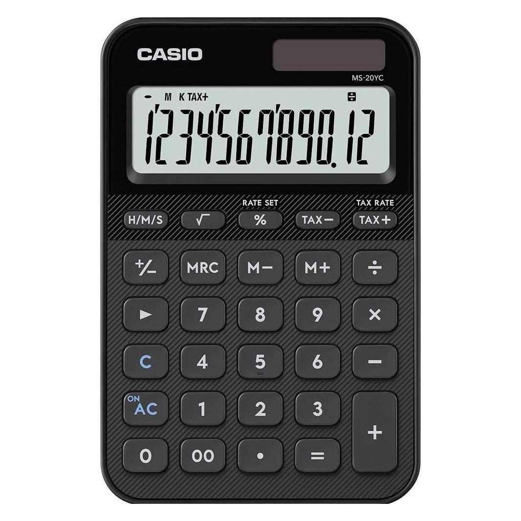 Casio MS-20YC-BK schwarz (Batteriebetrieb, Solarenergie) (MS-20YC-BK)