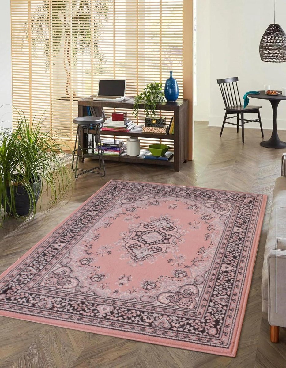 Traditioneel Oosters Vloerkleed Lancashire - Blush Roze - 120 x 160 cm