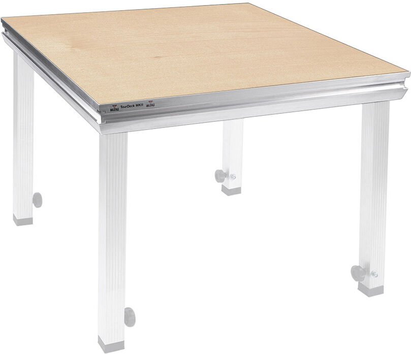 Bullstage Bühnenpodest Tourdeck Indoor 1x1 M Natur