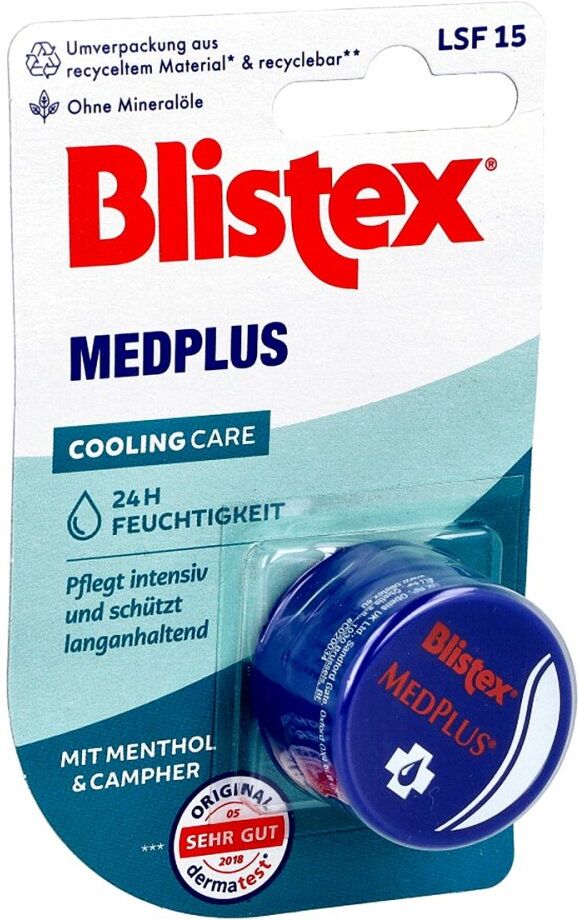 Blistex Medplus Creme Ohne Mineralöl Tiegel 7ml