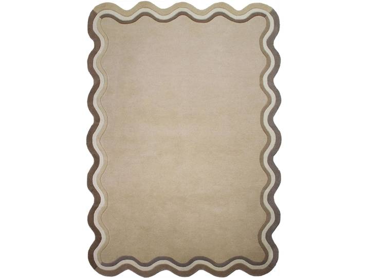 Teppich Ladora Natur 100 Prozent Wolle 160 x 230 cm - Material: 100% Wolle