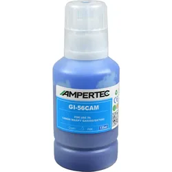 Ampertec Nachfülltinte ersetzt Canon GI-56C cyan