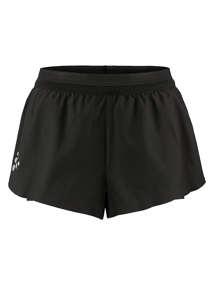 Craft Laufshorts "Pro Hypervent Split" in Schwarz - XXL