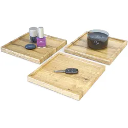 DEKOSCHALE Maya Eiche Natur 3er Set