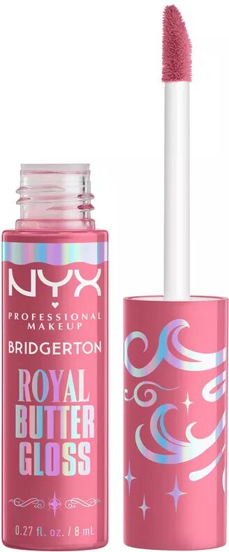 NYX-PROFESSIONAL-MAKEUP - Bridgerton Royal Butter Lipgloss, 8 ml, Angel Food Cake