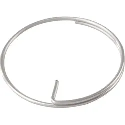 König Werbeanlagen Schild I Befestigungsring, für gravierte/bedruckte Schilder, Edelstahl, Ø 60mm