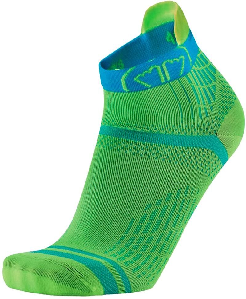 Sidas  - Run Feel Ankle Yellow Turquoise - 40-41 - Chaussettes de trail