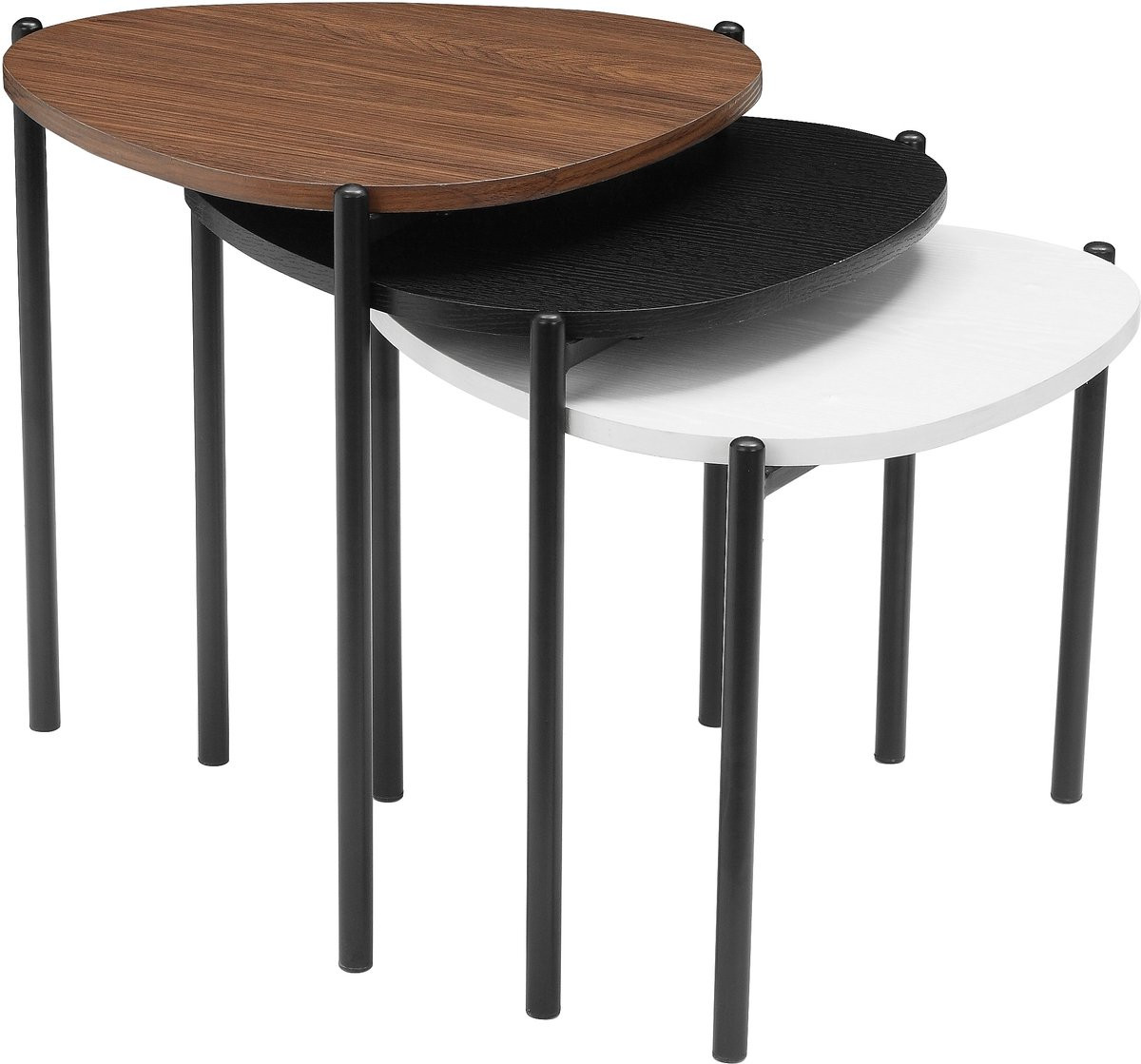 Notio Living Alek Salontafel - Set van 3 - Multicolor