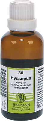 NESTMANN Pharma GmbH HYSSOPUS KOMPLEX Nr.30 Dilution 50 ml 01910230