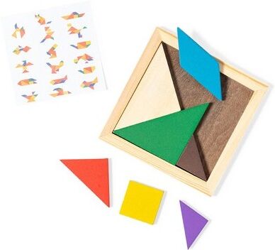 Puzzle personnalisé Tangram bois