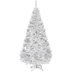 COSTWAY Künstlicher Weihnachtsbaum mit Metallständer, Weihnachtsbaum-PVC-Nadeln, Künstlicher Baum