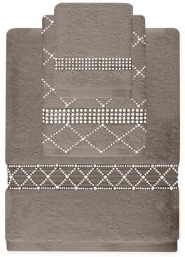 Sparkles Home Atlas 3-Piece Rhinestone Towel Set
