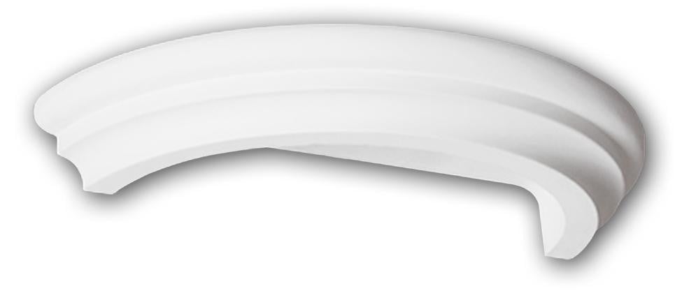 Profhome Decor Sierelement Halve Zuil met Ring 115300