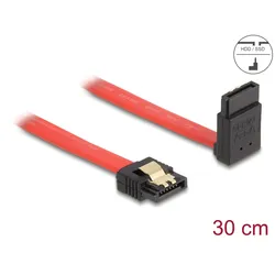 DELOCK SATA Kabel SATA 7pin -> SATA 7pin gew. St/St 0.30m